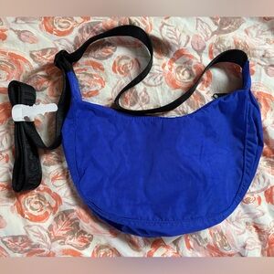 NWT Baggu Small Crescent Bag in Lapis